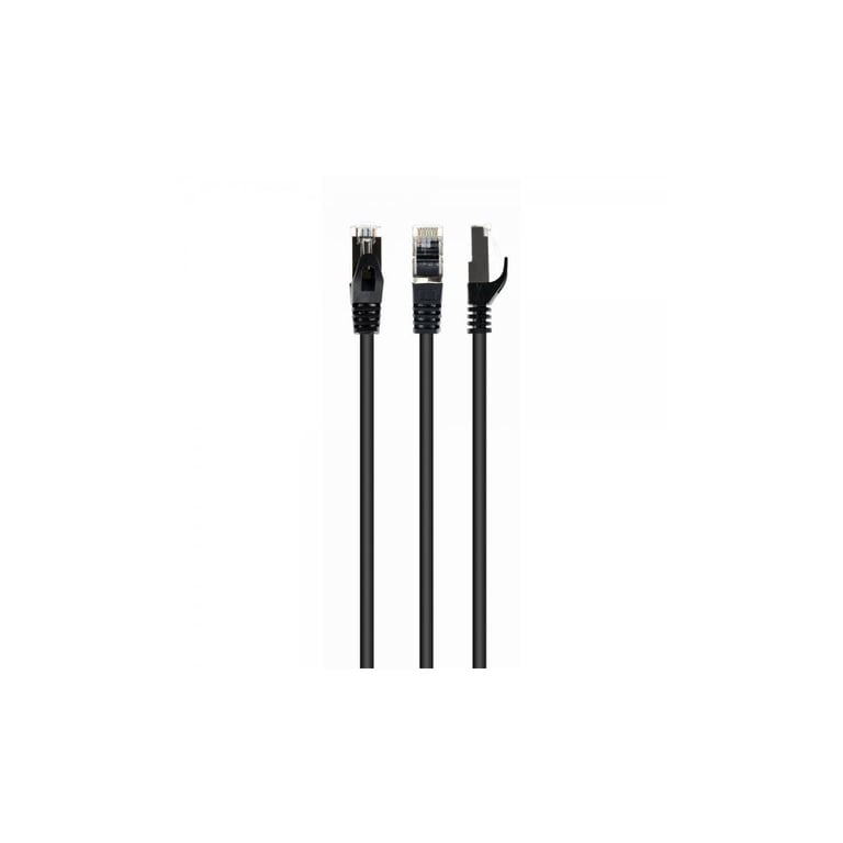 Патч-корд 15м S/FTP Cat 6A CU LSZH black Cablexpert (PP6A-LSZHCU-BK-15M) - фото 1
