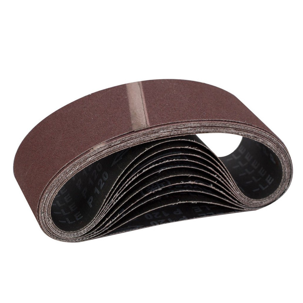 Наждачний папір Sigma стрічка кільцева 75x457мм P120 (10шт) (9151121) - фото 1