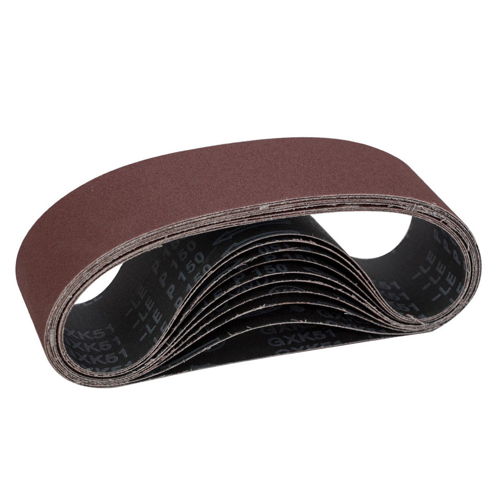 Наждачний папір Sigma стрічка кільцева 75x533мм P150 (10шт) (9152151) - фото 1