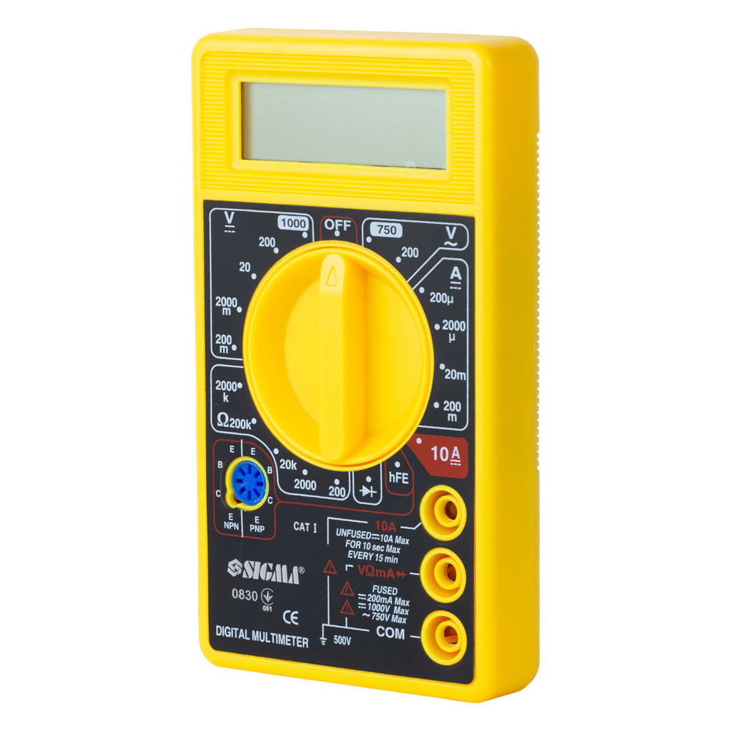 Цифровий мультиметр Sigma 4008571 - фото 4 Цифровий мультиметр Sigma 4008571 - фото 4