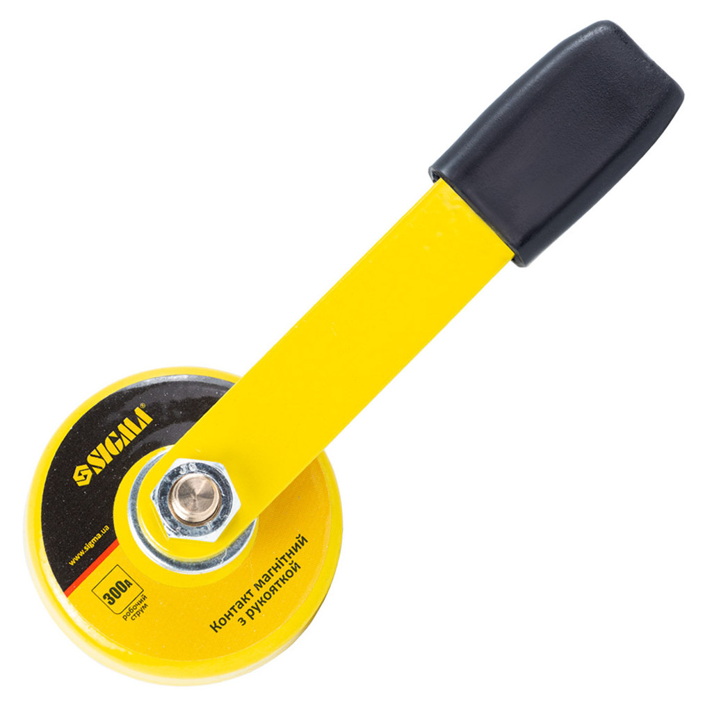 Магніт для зварювання Sigma контакт з рукояткою 50мм 300А (4270541) - фото 1