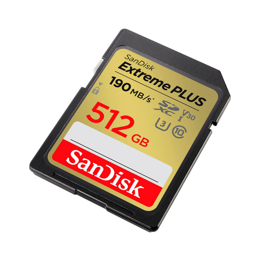 Карта пам’яті SanDisk 512GB SDXC class 10 UHS-I Extreme Plus (SDSDXWV-512G-GNCIN)