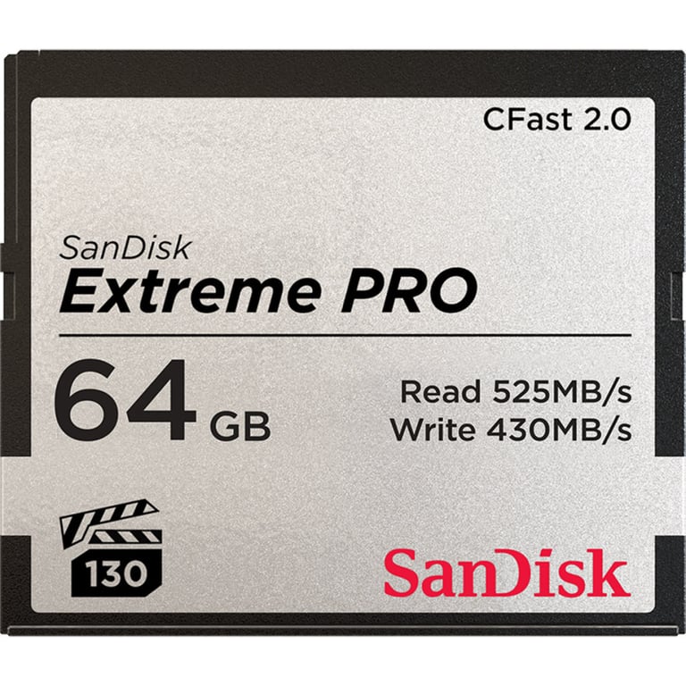 Карта пам'яті SanDisk 64GB CFast 2.0 Extreme Pro (SDCFSP-256G-G46D) - фото 1