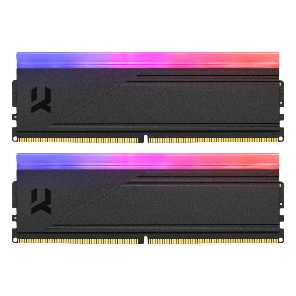 Модуль пам'яті для комп'ютера DDR5 64GB (2x32GB) 6400 MHz IRDM RGB Black Goodram (IRG-64D5L32/64GDC) - фото 1 Модуль пам'яті для комп'ютера DDR5 64GB (2x32GB) 6400 MHz IRDM RGB Black Goodram (IRG-64D5L32/64GDC) - фото 1
