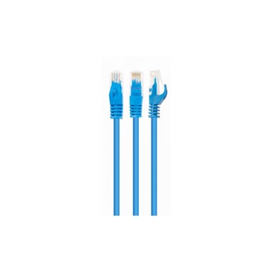 Патч-корд 1.5м UTP cat 6 CCA blue Cablexpert (PP6U-1.5M/B) - фото 1