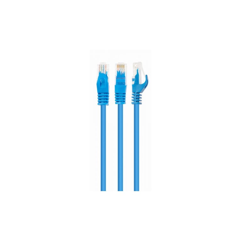 Патч-корд 1.5м UTP cat 6 CCA blue Cablexpert (PP6U-1.5M/B) - фото 1