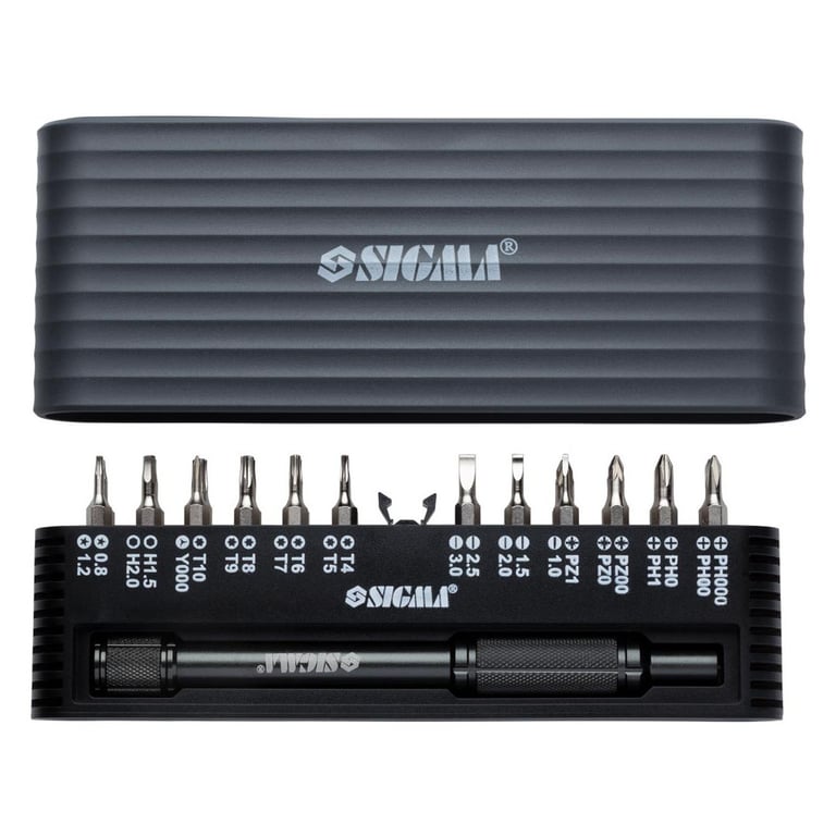Викрутка Sigma з бітами 1/4 "24шт CrV для мобільних телефонів (пласт кейс) (4003251) - фото 2