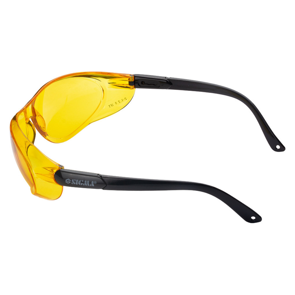 Захисні окуляри Sigma Python anti-scratch, бурштин (9410631) - фото 2 Захисні окуляри Sigma Python anti-scratch, бурштин (9410631) - фото 2