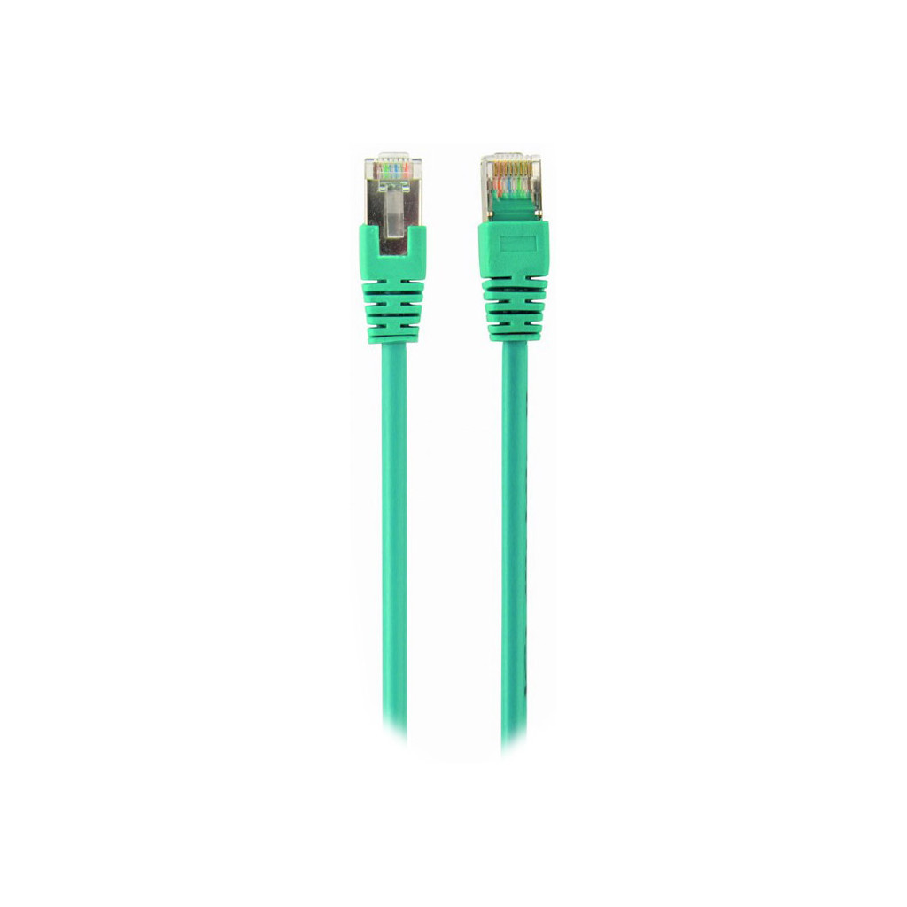 Патч-корд 0.5м FTP cat 5е CCA green Cablexpert (PP22-0.5M/G) - фото 1