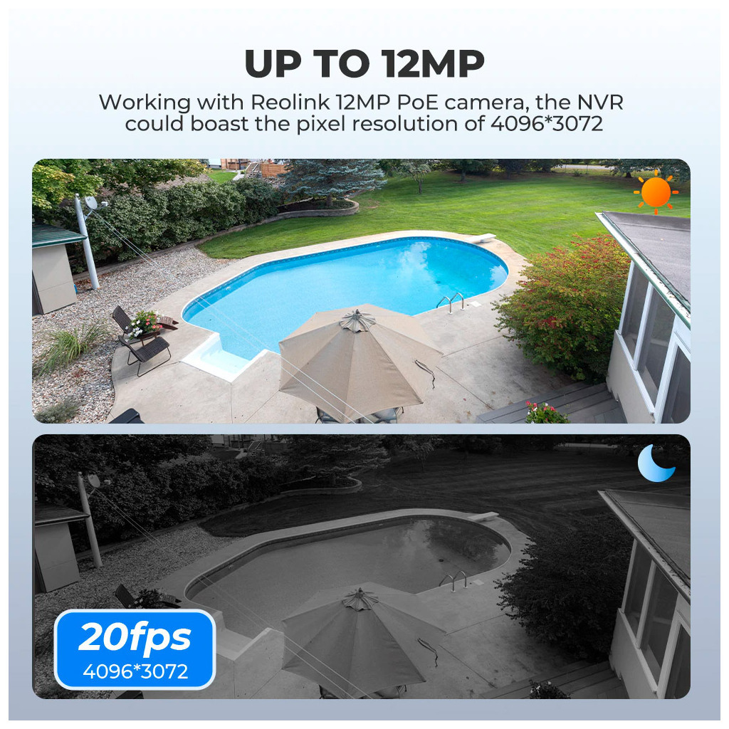 Реєстратор для відеоспостереження Reolink NVS8 без HDD (RLN8-410 без HDD) - фото 8 Реєстратор для відеоспостереження Reolink NVS8 без HDD (RLN8-410 без HDD) - фото 8