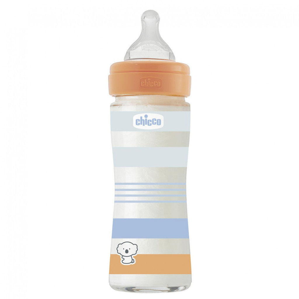 Пляшечка для годування Chicco Well-Being силікон. від 0 міс, швидкий потік, 240 мл (28721.21) - фото 1 Пляшечка для годування Chicco Well-Being силікон. від 0 міс, швидкий потік, 240 мл (28721.21) - фото 1