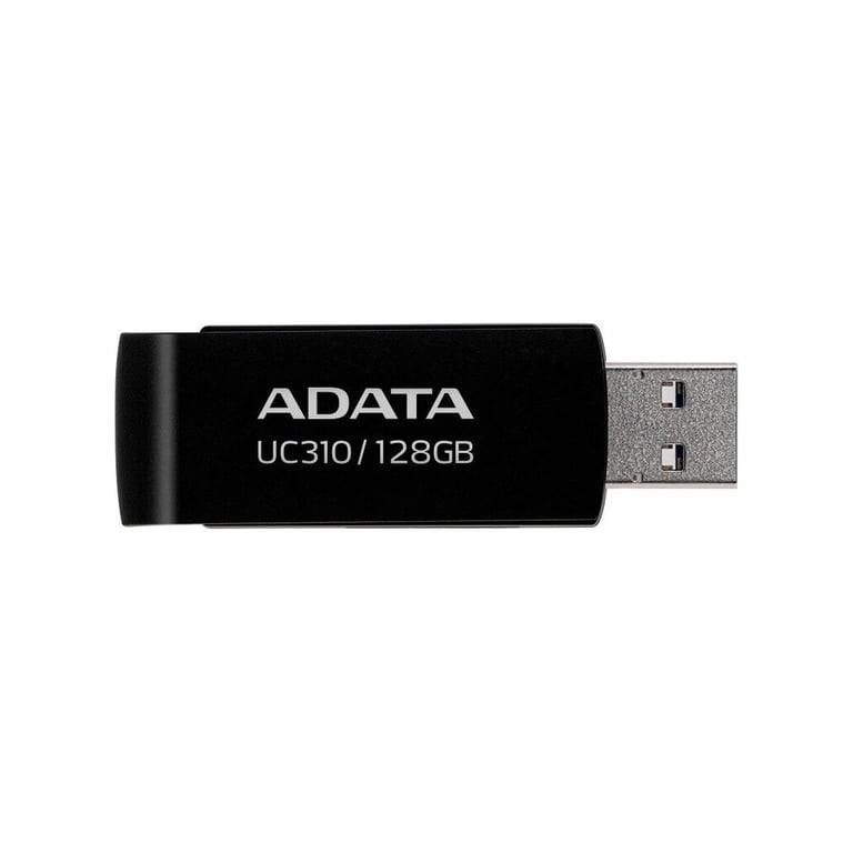 USB флеш накопичувач ADATA 128GB UC310 USB 3.2 Black (UC310-128G-RBK) - фото 2