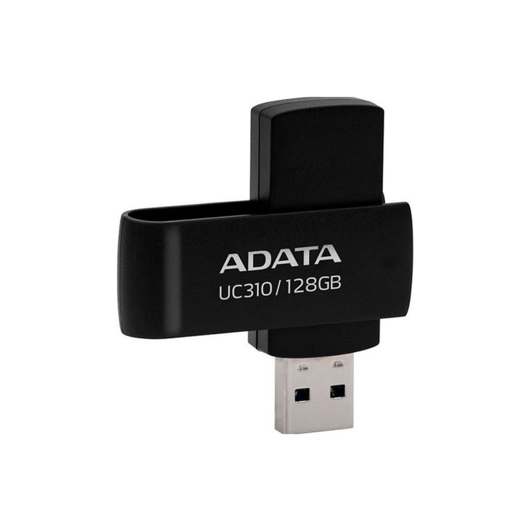 USB флеш накопичувач ADATA 128GB UC310 USB 3.2 Black (UC310-128G-RBK) - фото 3