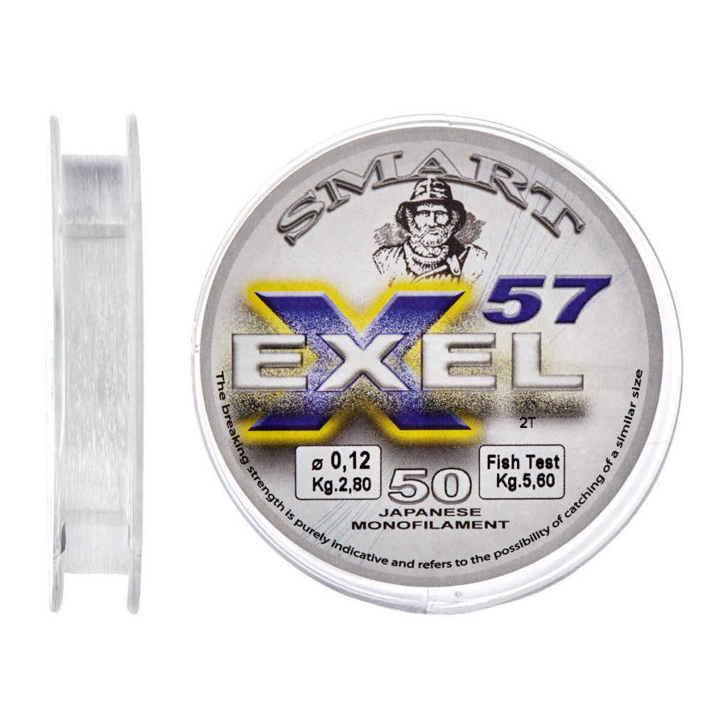 Волосінь Smart Exel 57 50m 0.14mm 3.0kg (1300.32.56) - фото 1 Волосінь Smart Exel 57 50m 0.14mm 3.0kg (1300.32.56) - фото 1