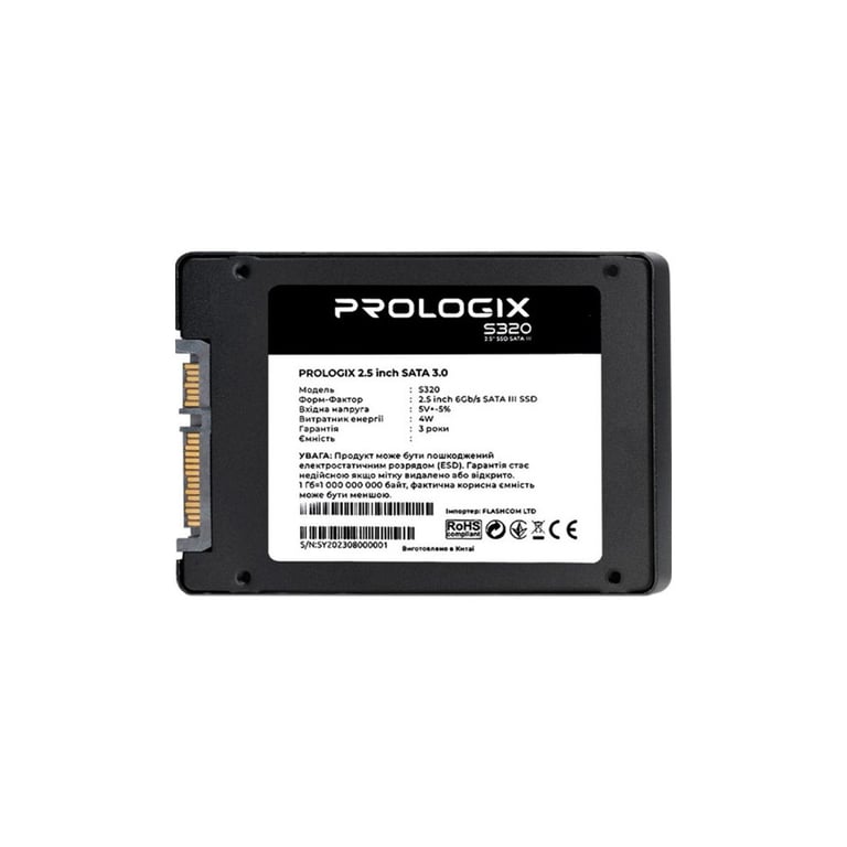 Накопичувач SSD 2.5" 960GB Prologix (PRO960GS320) - фото 3