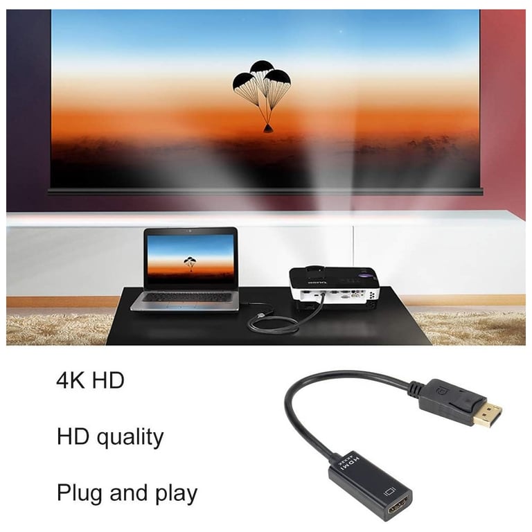 Перехідник DisplayPort Male to HDMI 4K Ultra HD Female ST-Lab (U-996-4K) - фото 10