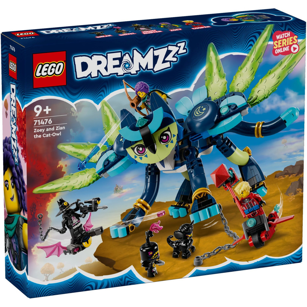 Конструктор LEGO DREAMZzz Зоуі й котосова Зіан 437 деталей (71476) - фото 1