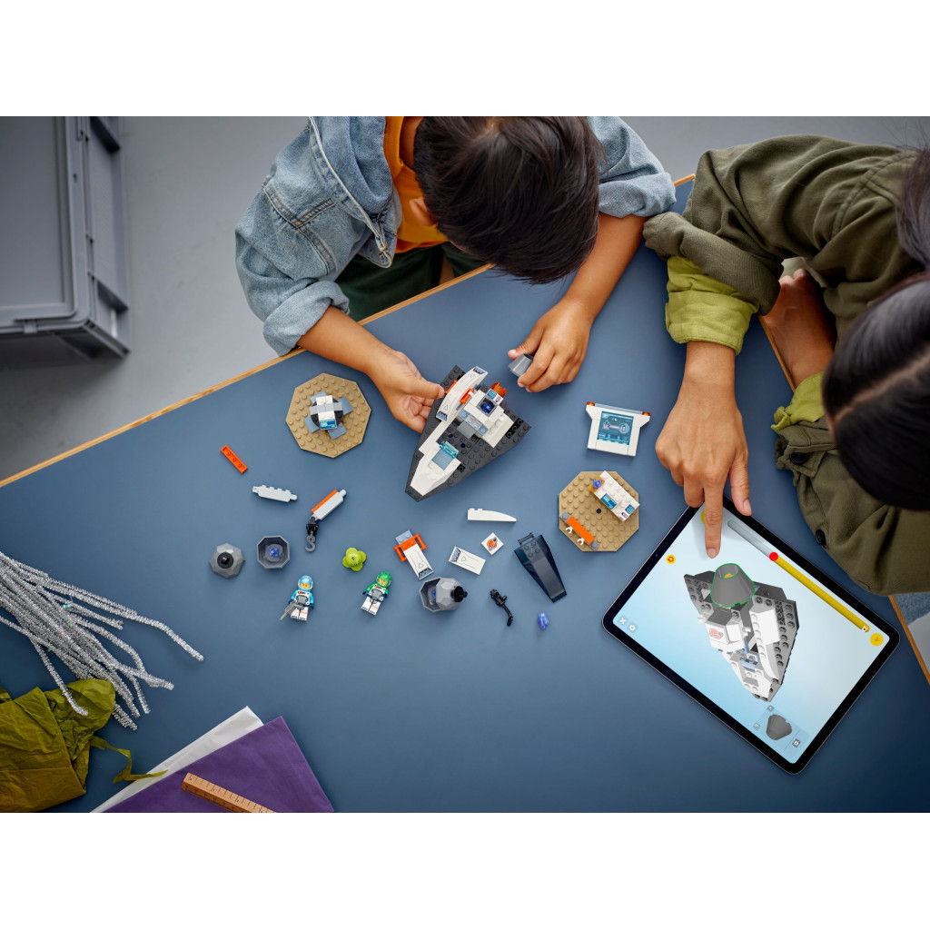 Конструктор LEGO City Космічний корабель і дослідження астероїда 126 деталей (60429) - фото 8 Конструктор LEGO City Космічний корабель і дослідження астероїда 126 деталей (60429) - фото 8