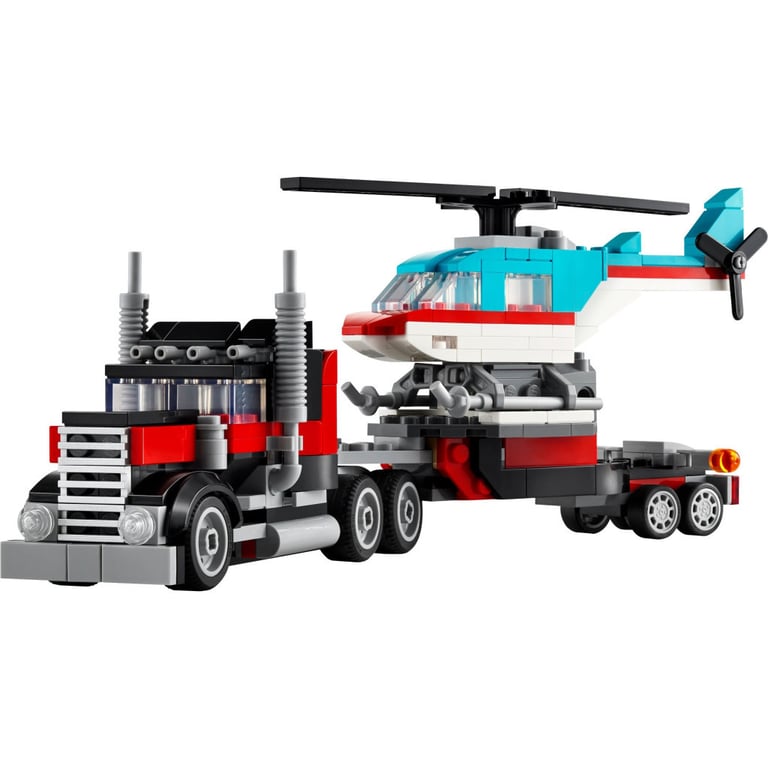 Конструктор LEGO Creator Бортова вантажівка з гелікоптером 270 деталей (31146) - фото 2