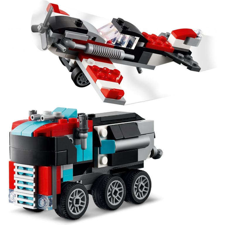 Конструктор LEGO Creator Бортова вантажівка з гелікоптером 270 деталей (31146) - фото 3