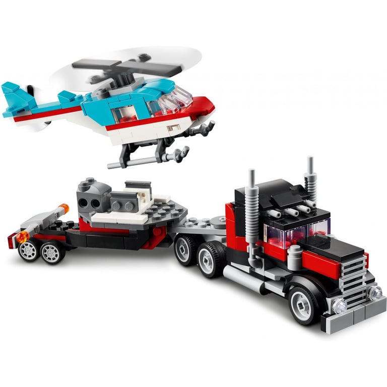 Конструктор LEGO Creator Бортова вантажівка з гелікоптером 270 деталей (31146) - фото 6