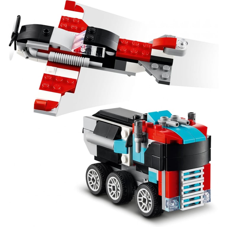 Конструктор LEGO Creator Бортова вантажівка з гелікоптером 270 деталей (31146) - фото 7