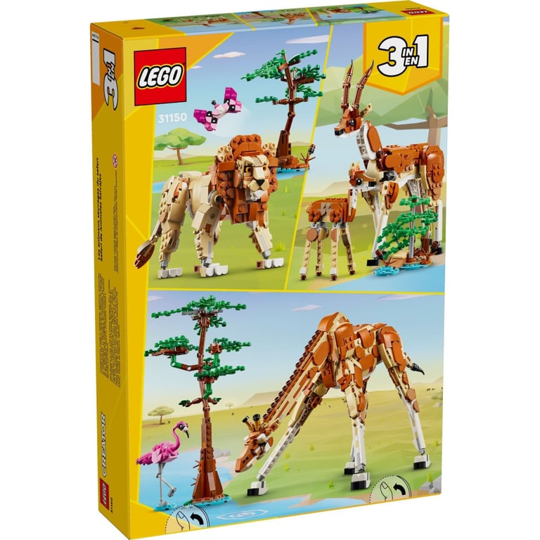 Конструктор LEGO Creator Дикі тварини сафарі 780 деталей (31150) - фото 11