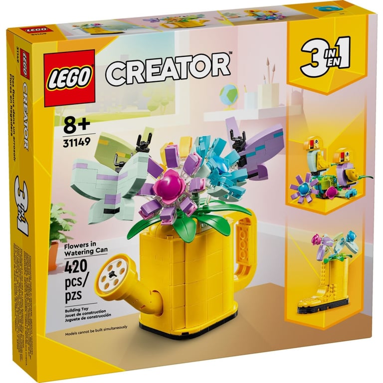 Конструктор LEGO Creator Квіти в лійці 420 деталей (31149) - фото 1