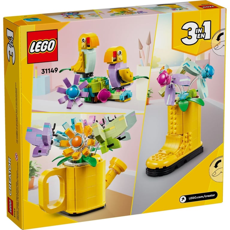 Конструктор LEGO Creator Квіти в лійці 420 деталей (31149) - фото 8