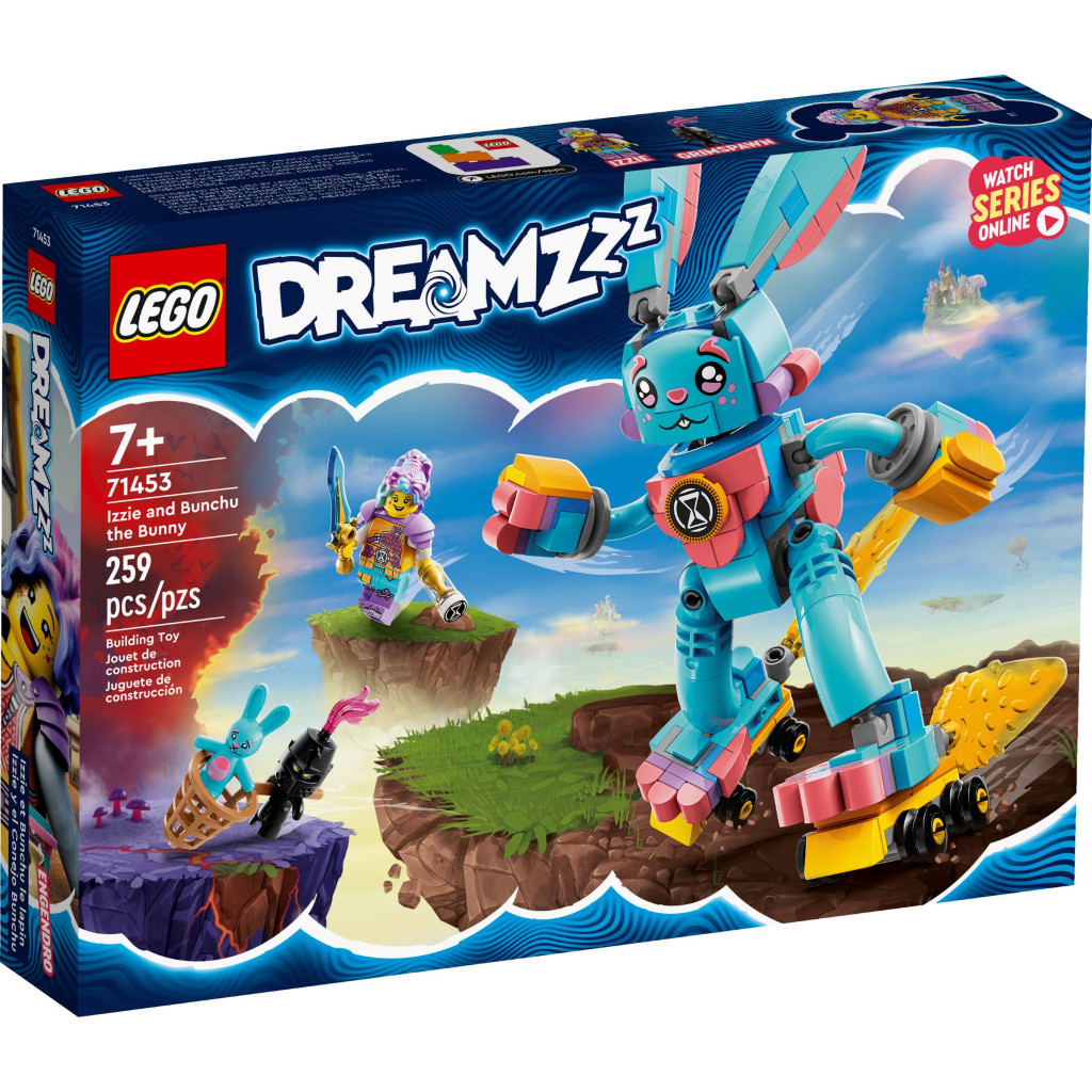 Конструктор LEGO DREAMZzz Іззі та кроленя Бунчу 259 деталей (71453) - фото 1