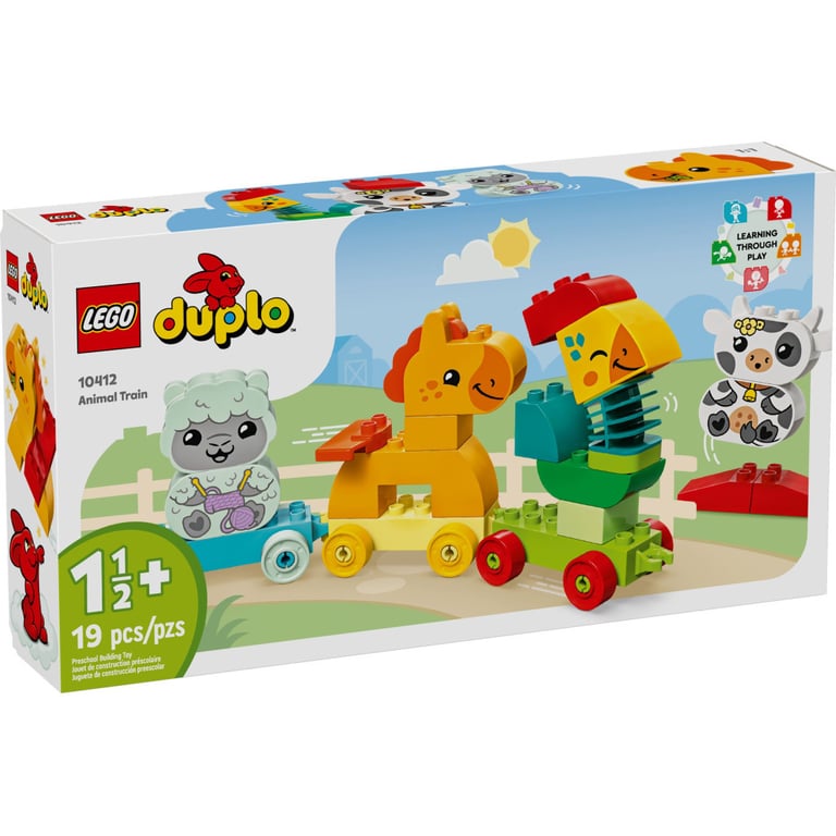 Конструктор LEGO DUPLO My First Потяг тваринок 19 деталей (10412) - фото 1