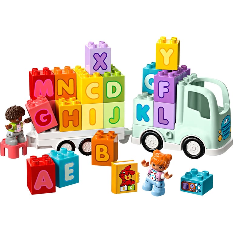 Конструктор LEGO DUPLO Town Вантажівка з абеткою 36 деталей (10421) - фото 2