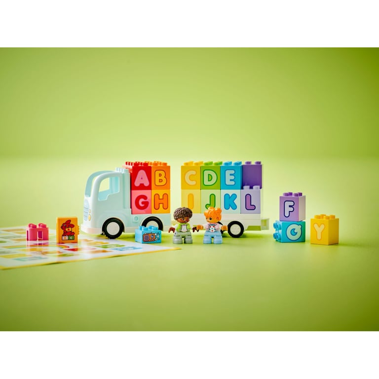 Конструктор LEGO DUPLO Town Вантажівка з абеткою 36 деталей (10421) - фото 6