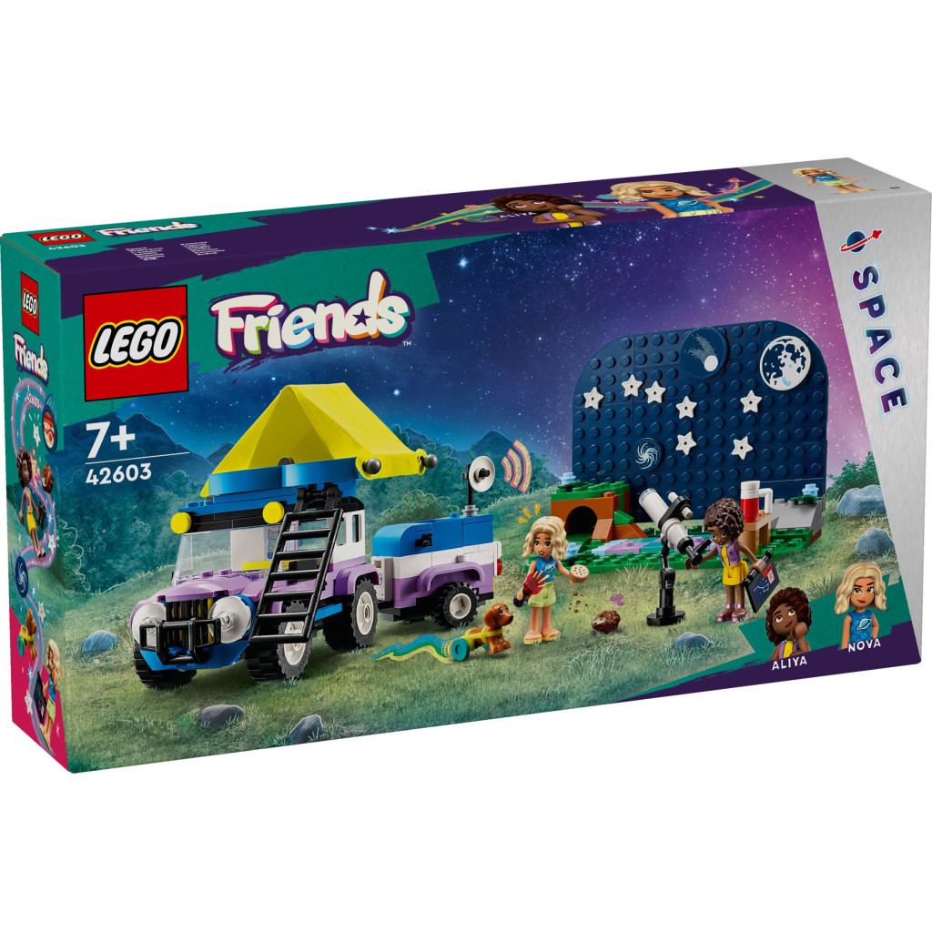 Конструктор LEGO Friends Кемпінговий автомобіль для спостереження за зірками 364 деталей (42603) - фото 1