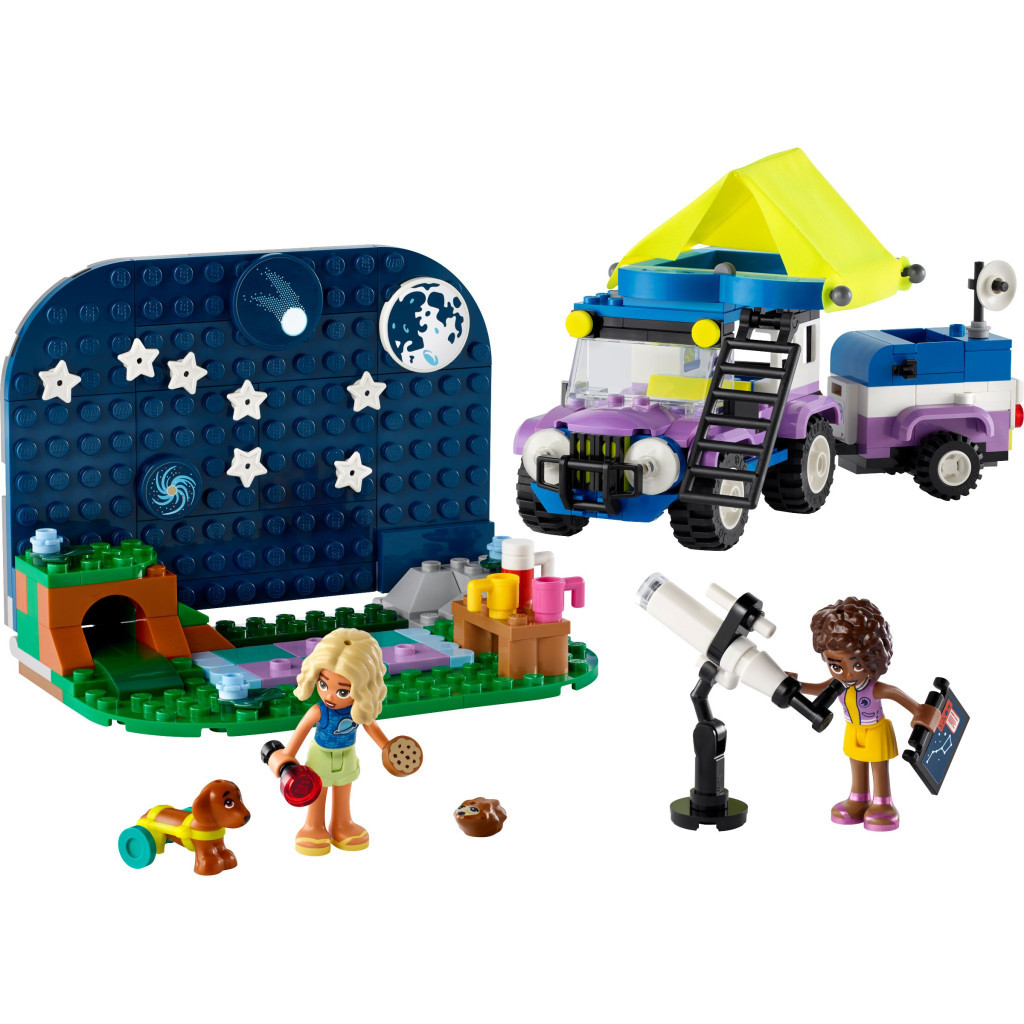 Конструктор LEGO Friends Кемпінговий автомобіль для спостереження за зірками 364 деталей (42603) - фото 2 Конструктор LEGO Friends Кемпінговий автомобіль для спостереження за зірками 364 деталей (42603) - фото 2