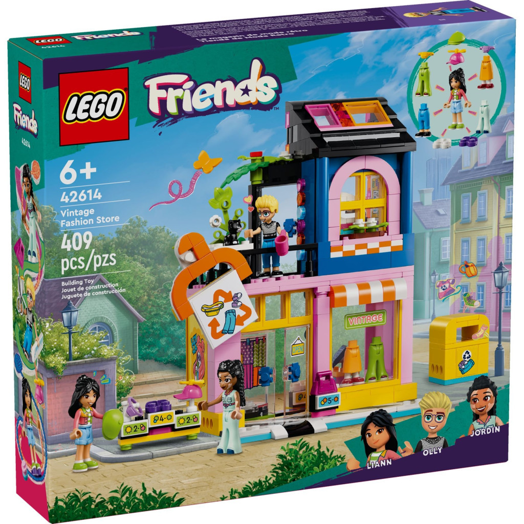 Конструктор LEGO Friends Крамниця вінтажного одягу 409 деталей (42614) - фото 1