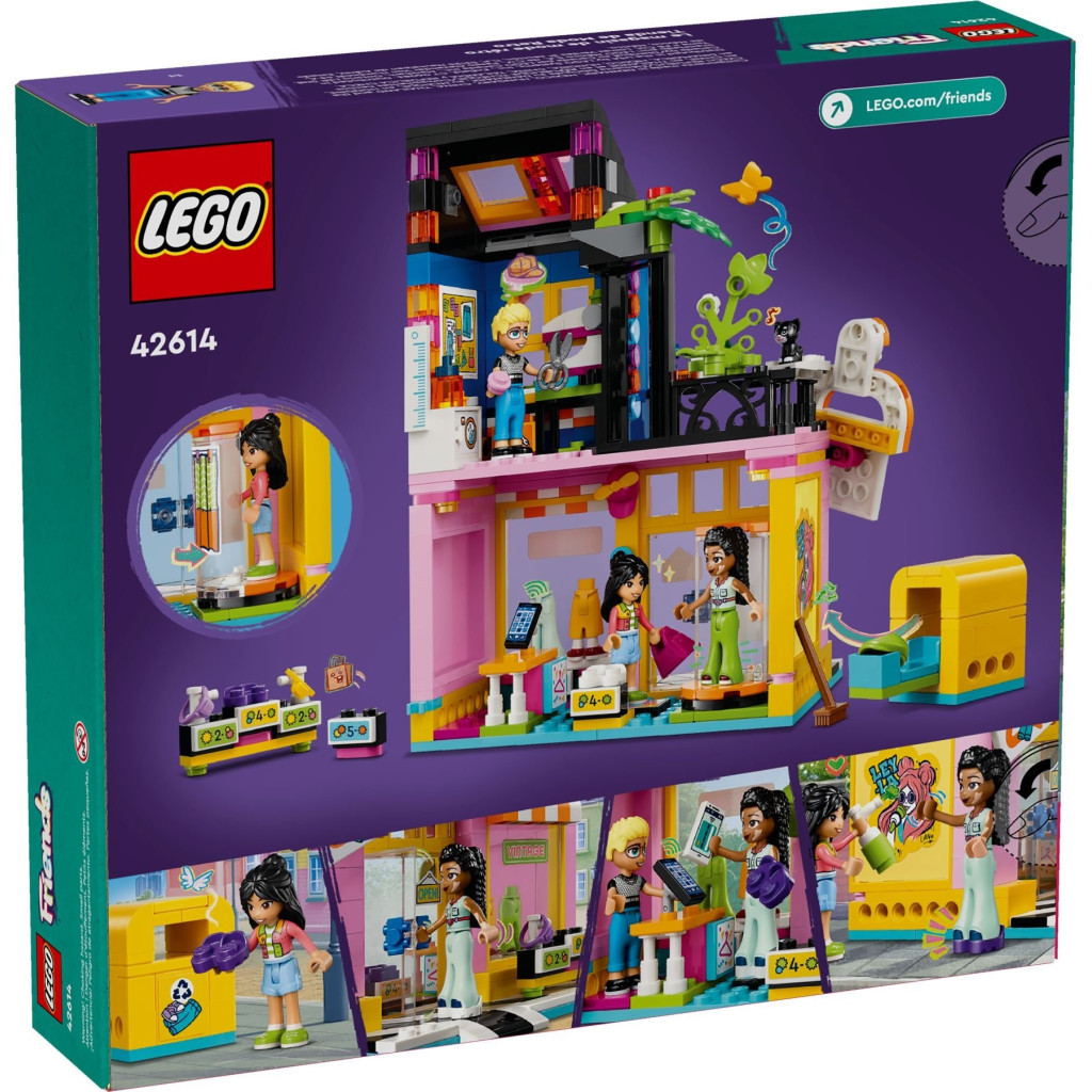 Конструктор LEGO Friends Крамниця вінтажного одягу 409 деталей (42614) - фото 12 Конструктор LEGO Friends Крамниця вінтажного одягу 409 деталей (42614) - фото 12