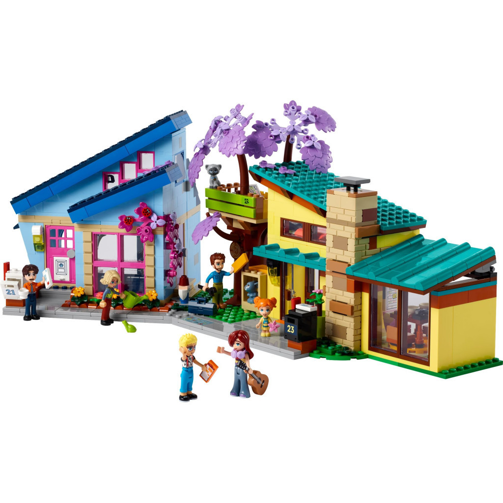 Конструктор LEGO Friends Родинні будинки Оллі й Пейслі 1126 деталей (42620) - фото 2 Конструктор LEGO Friends Родинні будинки Оллі й Пейслі 1126 деталей (42620) - фото 2