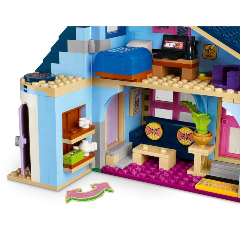 Конструктор LEGO Friends Родинні будинки Оллі й Пейслі 1126 деталей (42620) - фото 4