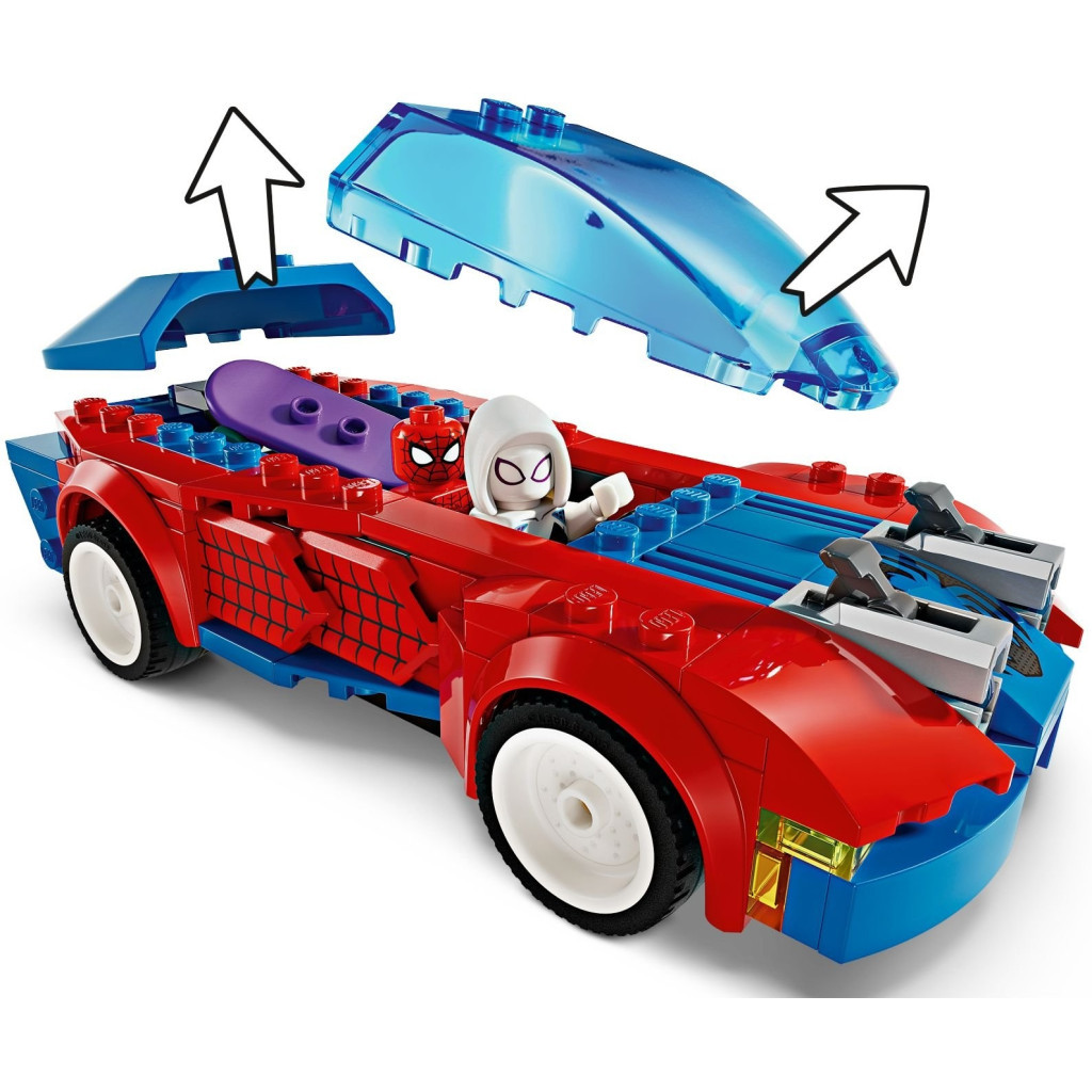 Конструктор LEGO Super Heroes Автомобіль для перегонів Людини-Павука й Зелений Гоблін з отрутою Венома 227 детале (76279) - фото 4 Конструктор LEGO Super Heroes Автомобіль для перегонів Людини-Павука й Зелений Гоблін з отрутою Венома 227 детале (76279) - фото 4
