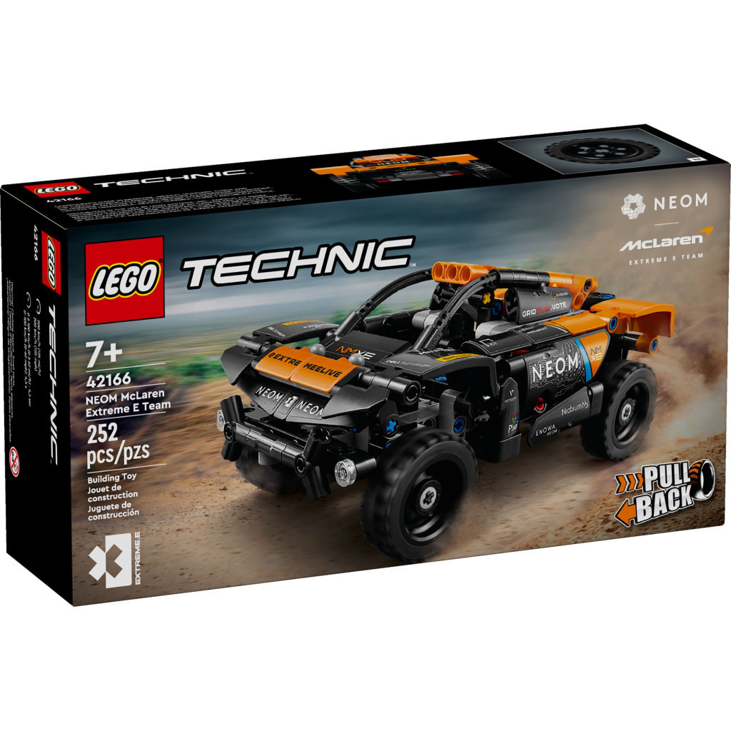 Конструктор LEGO Technic Автомобіль для перегонів NEOM McLaren Extreme E 252 деталей (42166) - фото 1 Конструктор LEGO Technic Автомобіль для перегонів NEOM McLaren Extreme E 252 деталей (42166) - фото 1