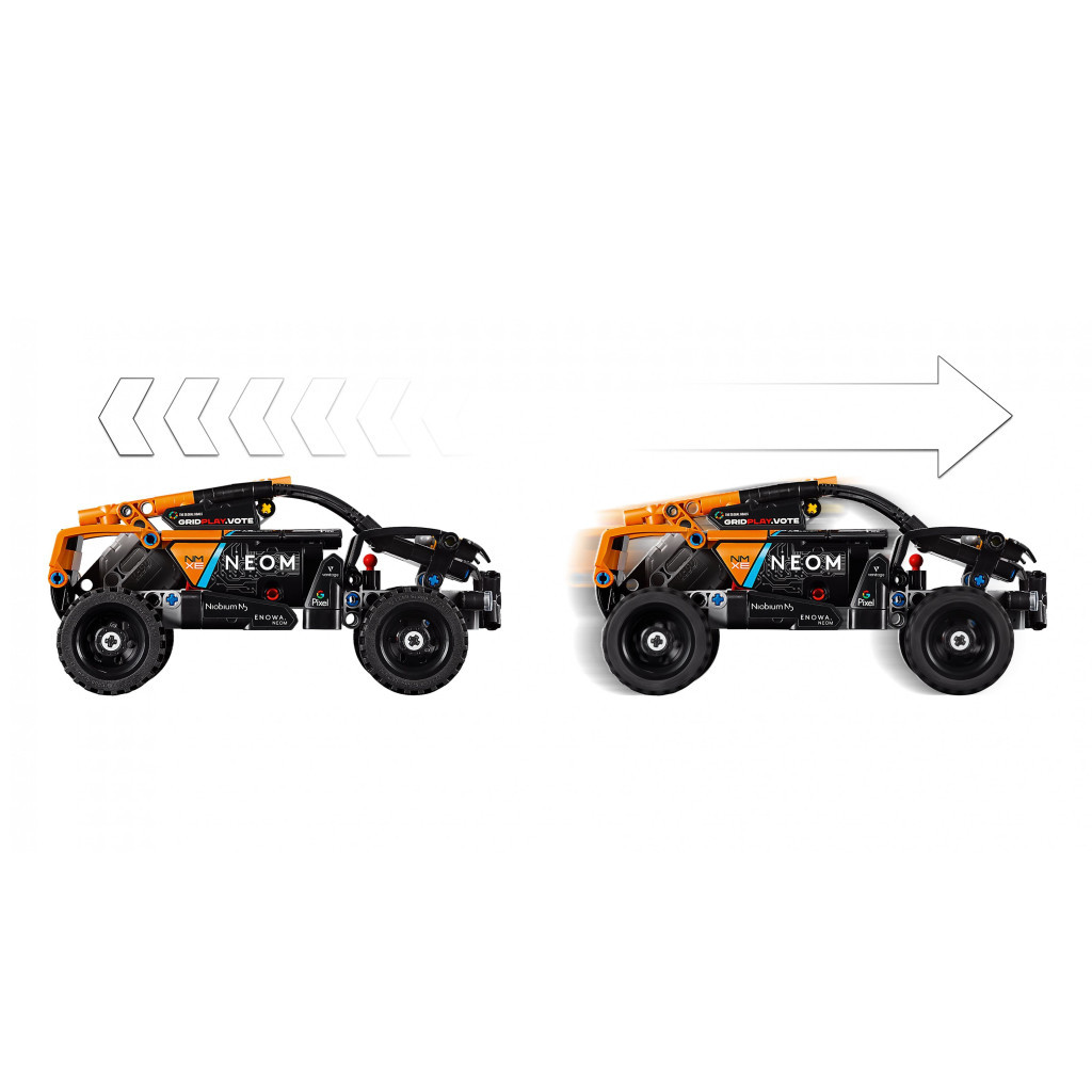 Конструктор LEGO Technic Автомобіль для перегонів NEOM McLaren Extreme E 252 деталей (42166) - фото 3 Конструктор LEGO Technic Автомобіль для перегонів NEOM McLaren Extreme E 252 деталей (42166) - фото 3