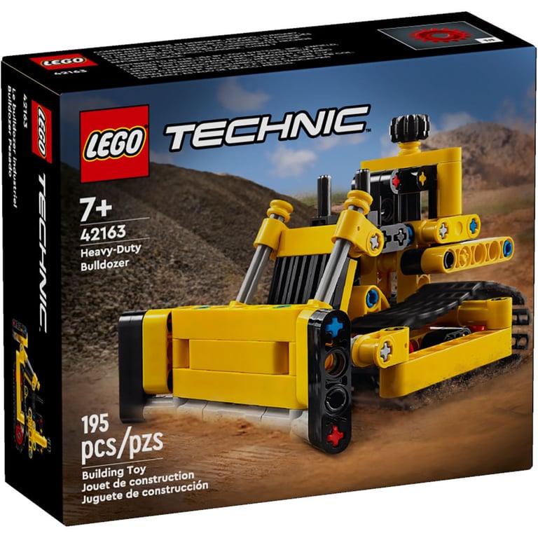 Конструктор LEGO Technic Надпотужний бульдозер 195 деталей (42163) - фото 1