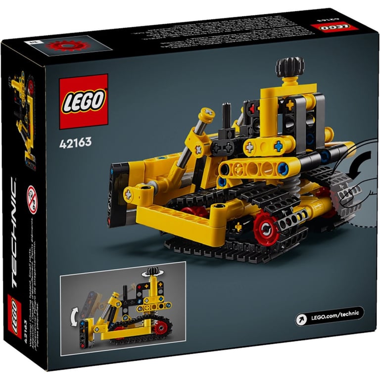 Конструктор LEGO Technic Надпотужний бульдозер 195 деталей (42163) - фото 6