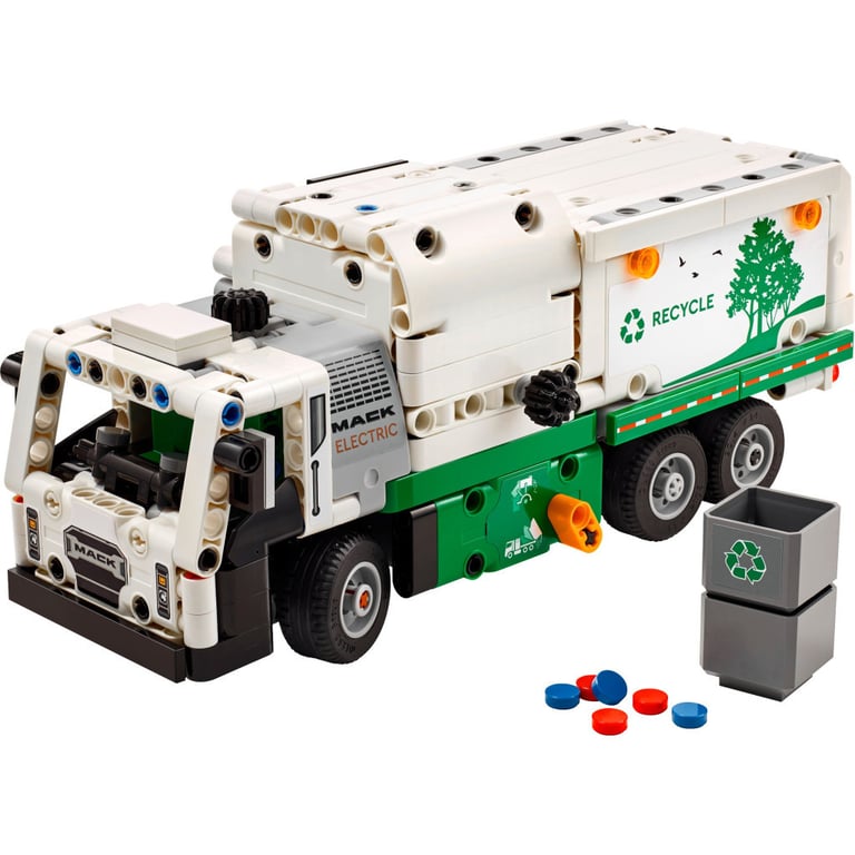 Конструктор LEGO Technic Сміттєвоз Mack LR Electric 503 деталей (42167) - фото 2