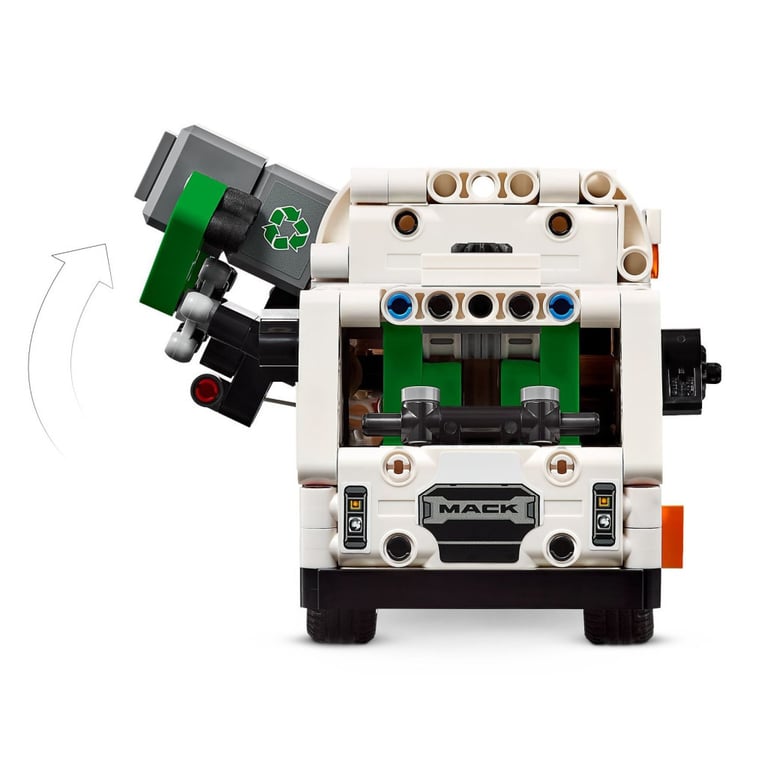 Конструктор LEGO Technic Сміттєвоз Mack LR Electric 503 деталей (42167) - фото 6