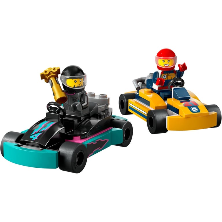 Конструктор LEGO City Картинг і гонщики 99 деталей (60400) - фото 2