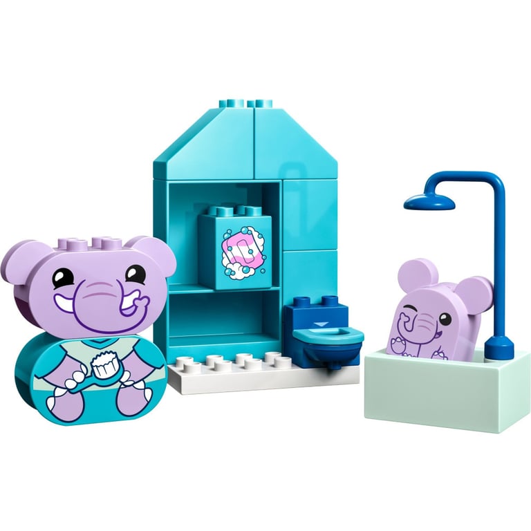 Конструктор LEGO DUPLO My First Повсякденні процедури: Час приймати ванну 15 деталей (10413) - фото 2