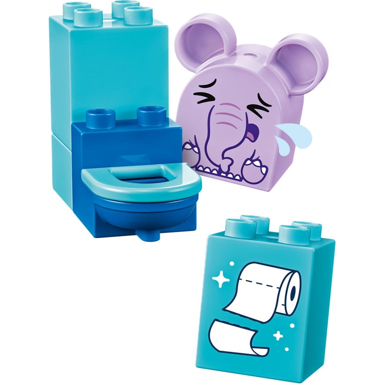 Конструктор LEGO DUPLO My First Повсякденні процедури: Час приймати ванну 15 деталей (10413) - фото 3