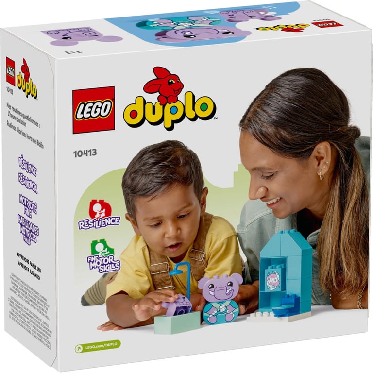 Конструктор LEGO DUPLO My First Повсякденні процедури: Час приймати ванну 15 деталей (10413) - фото 5